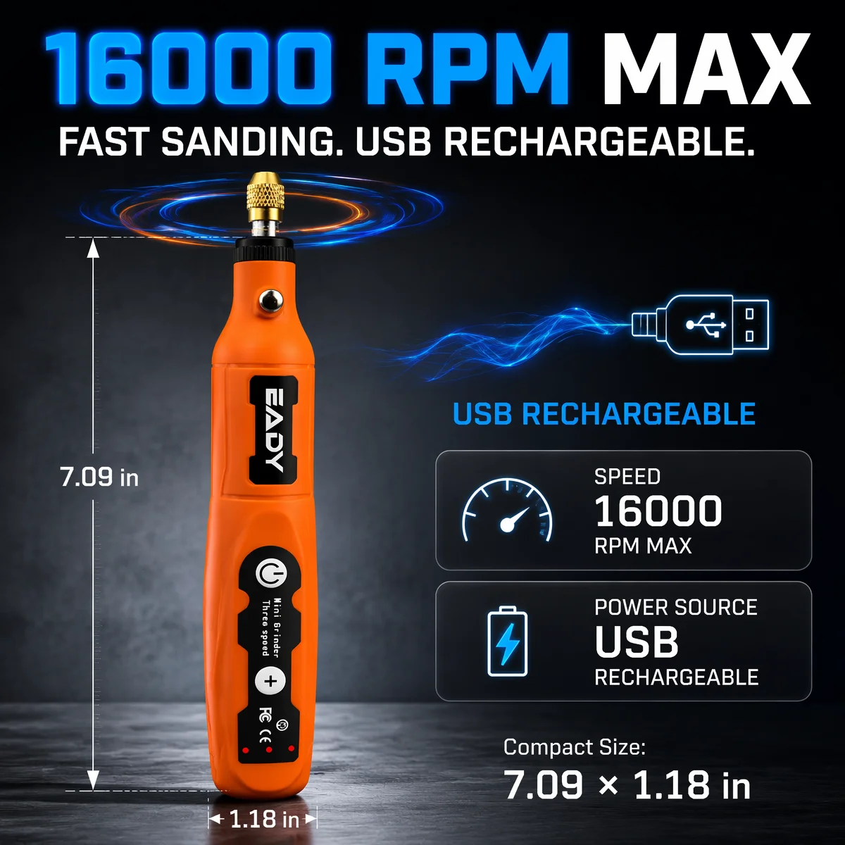 USB Cordless Mini Drill & Engraving Pen – Rotary Tool for Jewelry, Metal, Glass, Wood Carving, Polishing, DIY Craft view 6