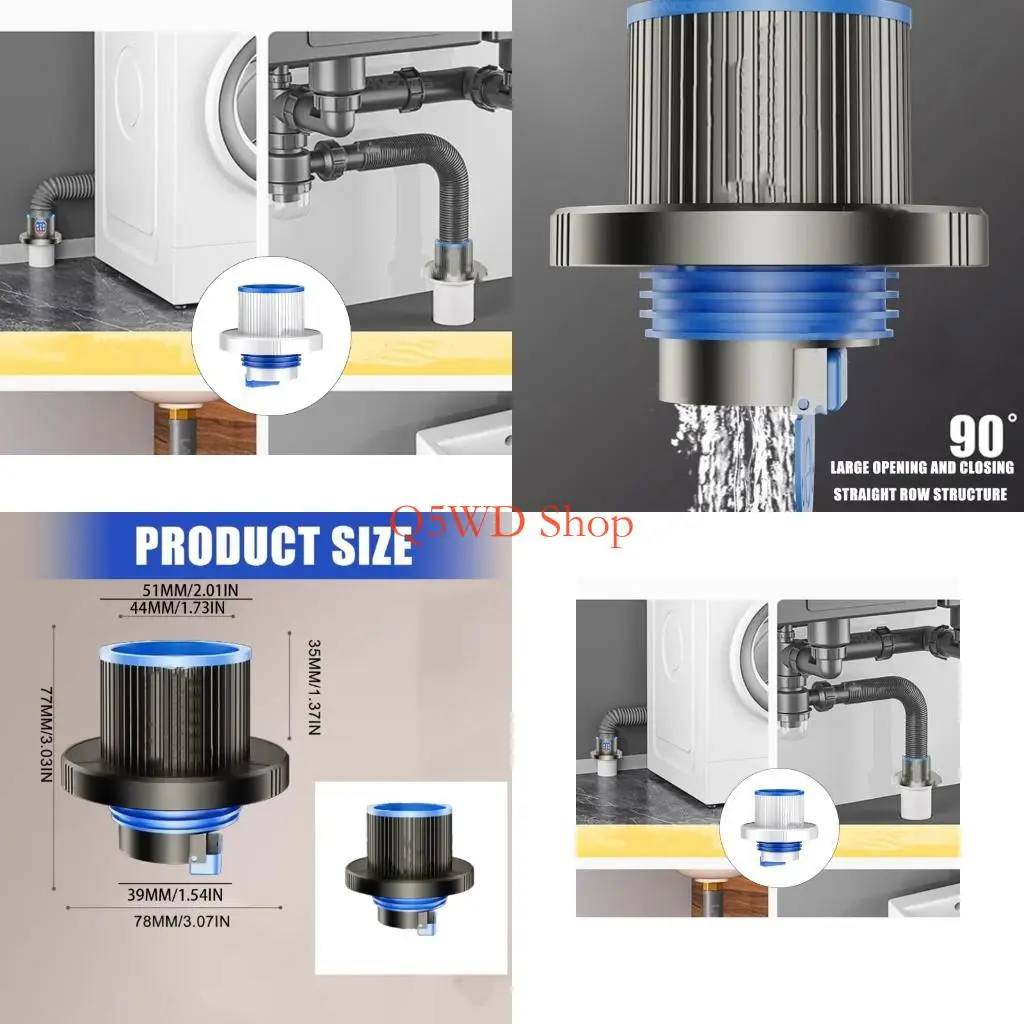 

Q5WD Уплотнительная крышка Слив в полу Предотвращение обратного потока Шайба Уплотнительная заглушка сливного шланга