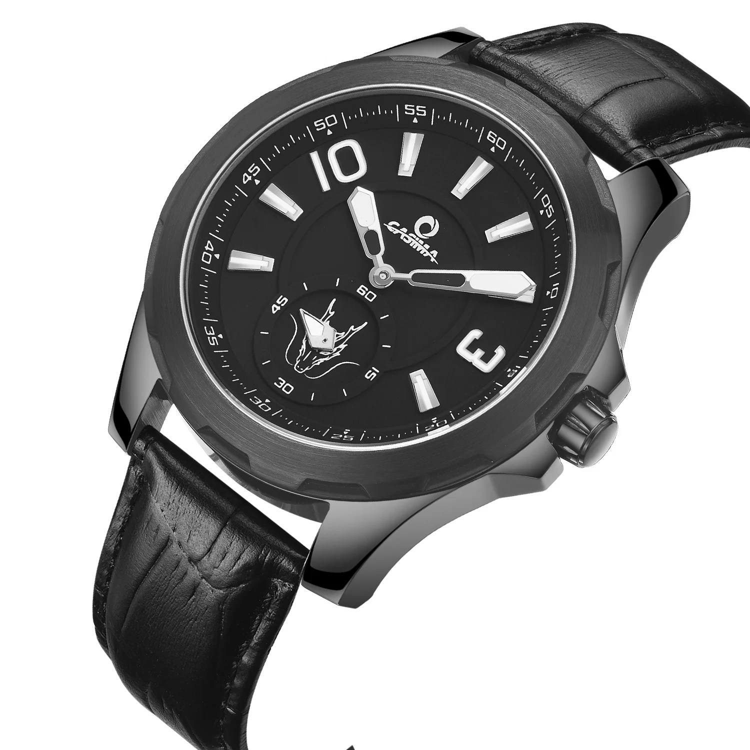 CASIMA Coppia Orologi Orologio da polso Wports da uomo, Movimento al quarzo, Luminoso, Impermeabile, Tendenza semplice, Modello ST-8312-1024