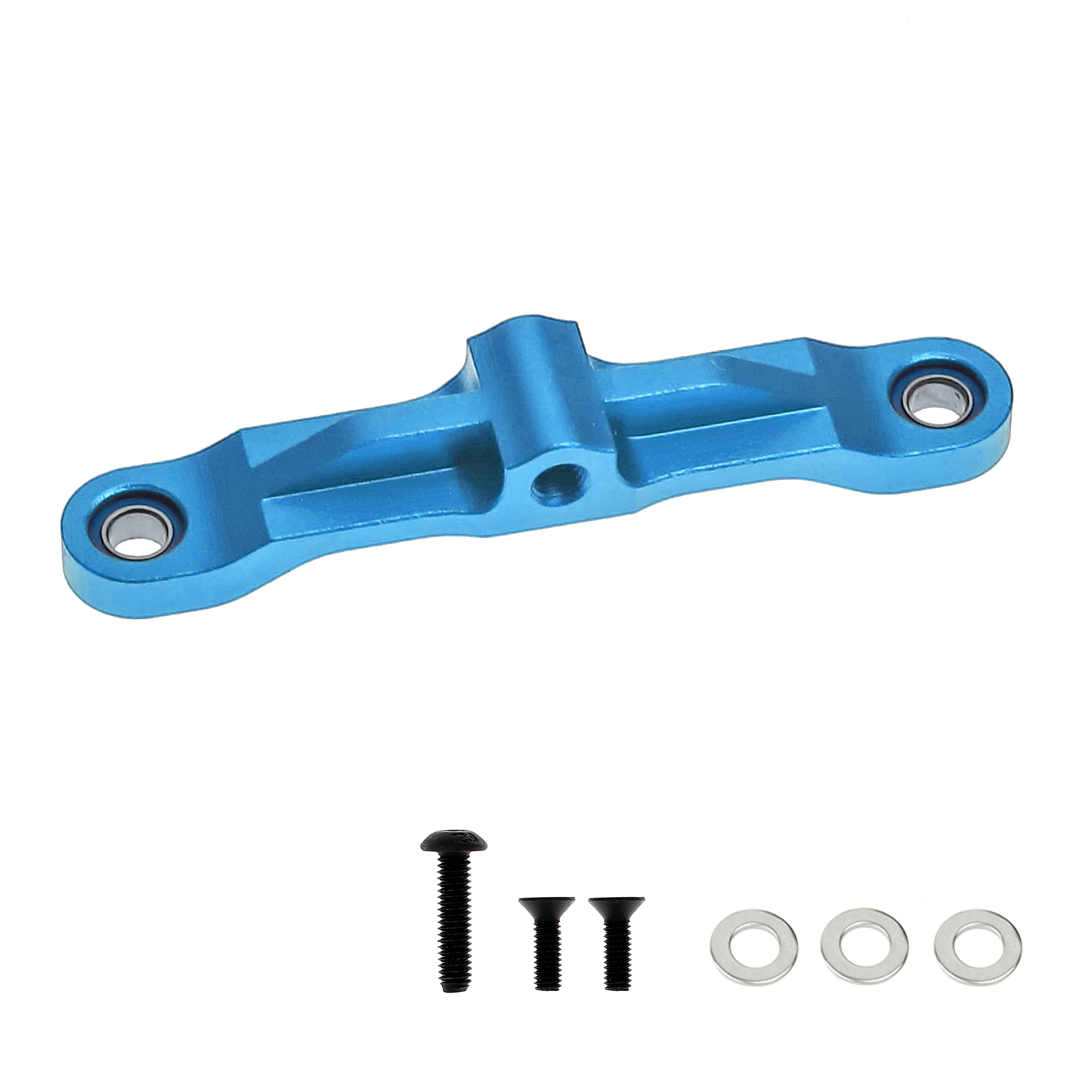 Pont de direction en aluminium Tamiya 54575 pour TT-02 – Pièce de mise à niveau CNC pour une précision et une durabilité améliorées
