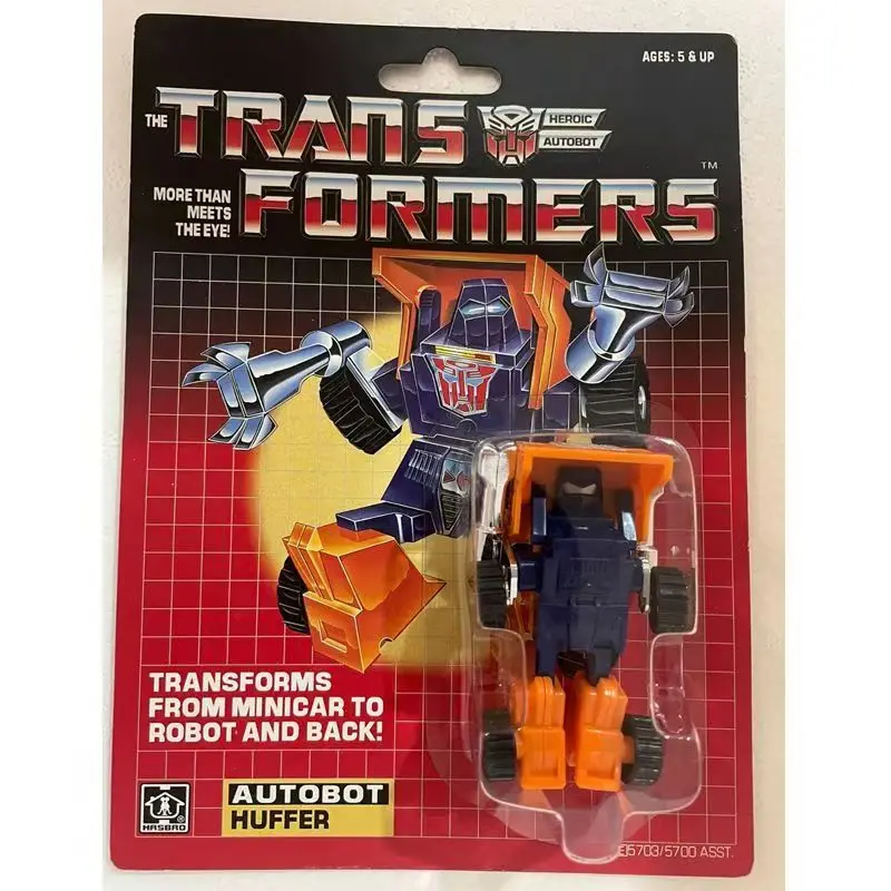 En stock Jouets Transformers Version américaine G1 84-86 KO Huffer Modèle Robot Collection Figurine d'action Jouet Cadeau Hobby