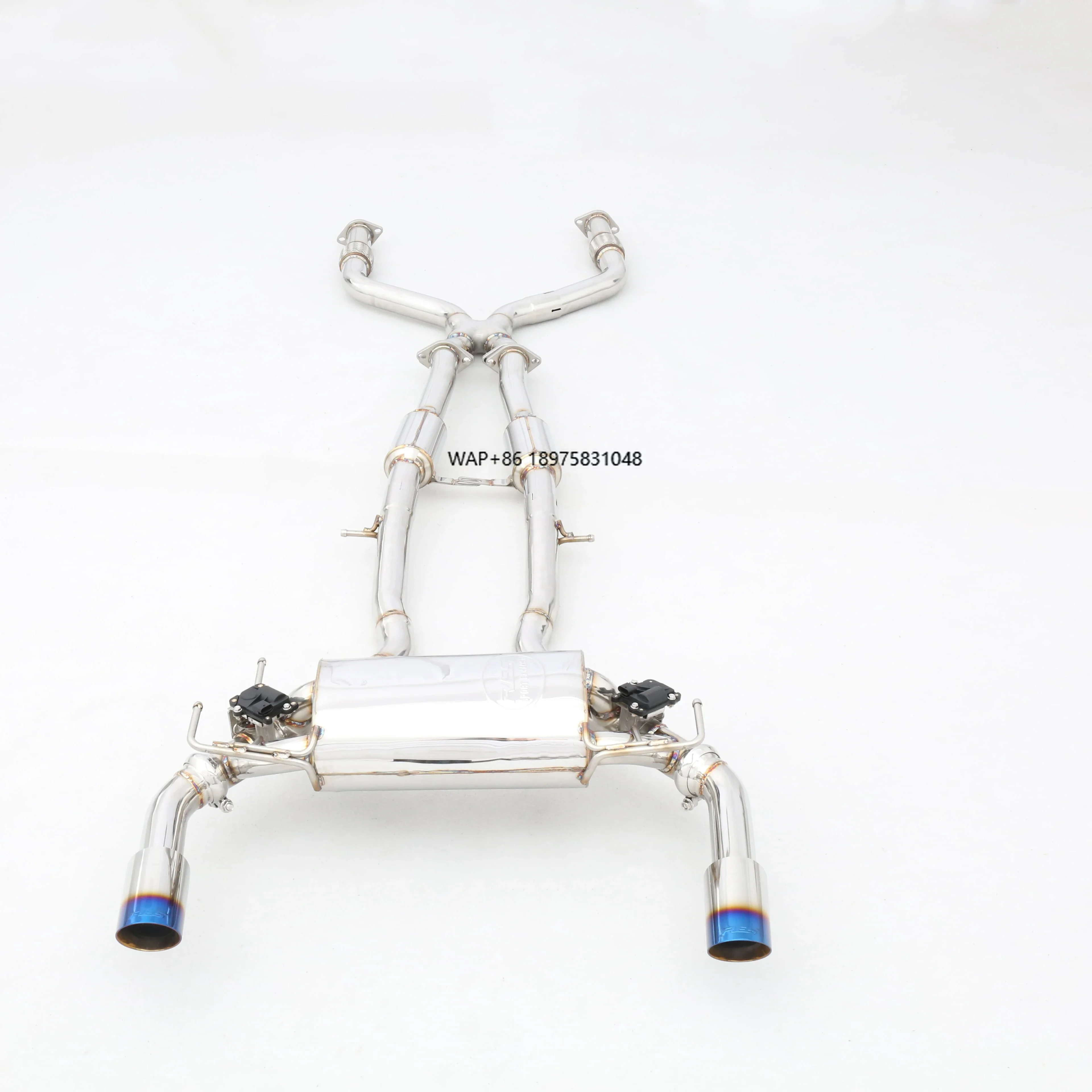 

Custom 304 Stainless Steel/Titanium Valved Exhaust System Specific Model for 370Z 3.7