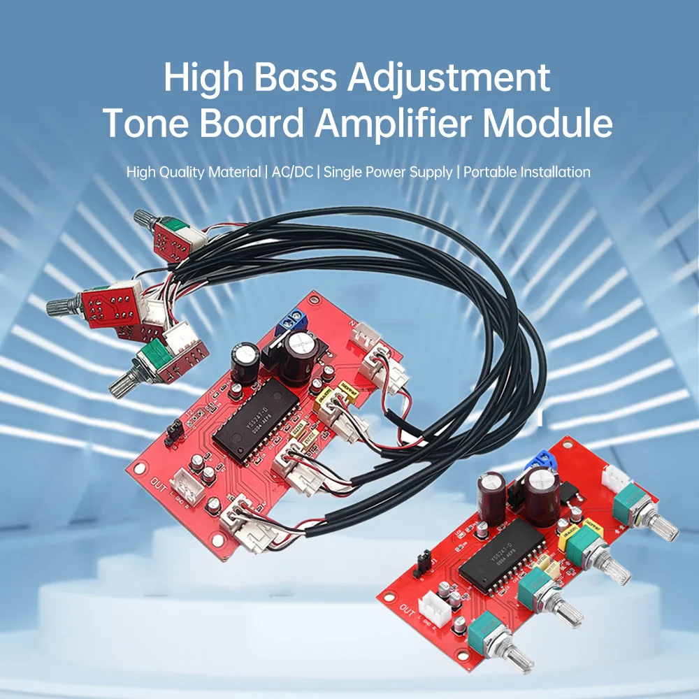 

YSS247-D AC DC Dual Purpose Audio Amplifier Board High And Low Frequency Adjustment Preamplifier Module AC5-16V/DC7-21V