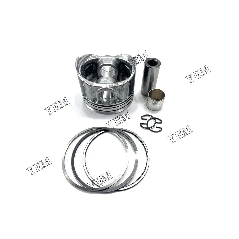 2 PCS Z602 Cylinder Piston Set And Piston Rings H1G81-21112 For Kubota engine parts