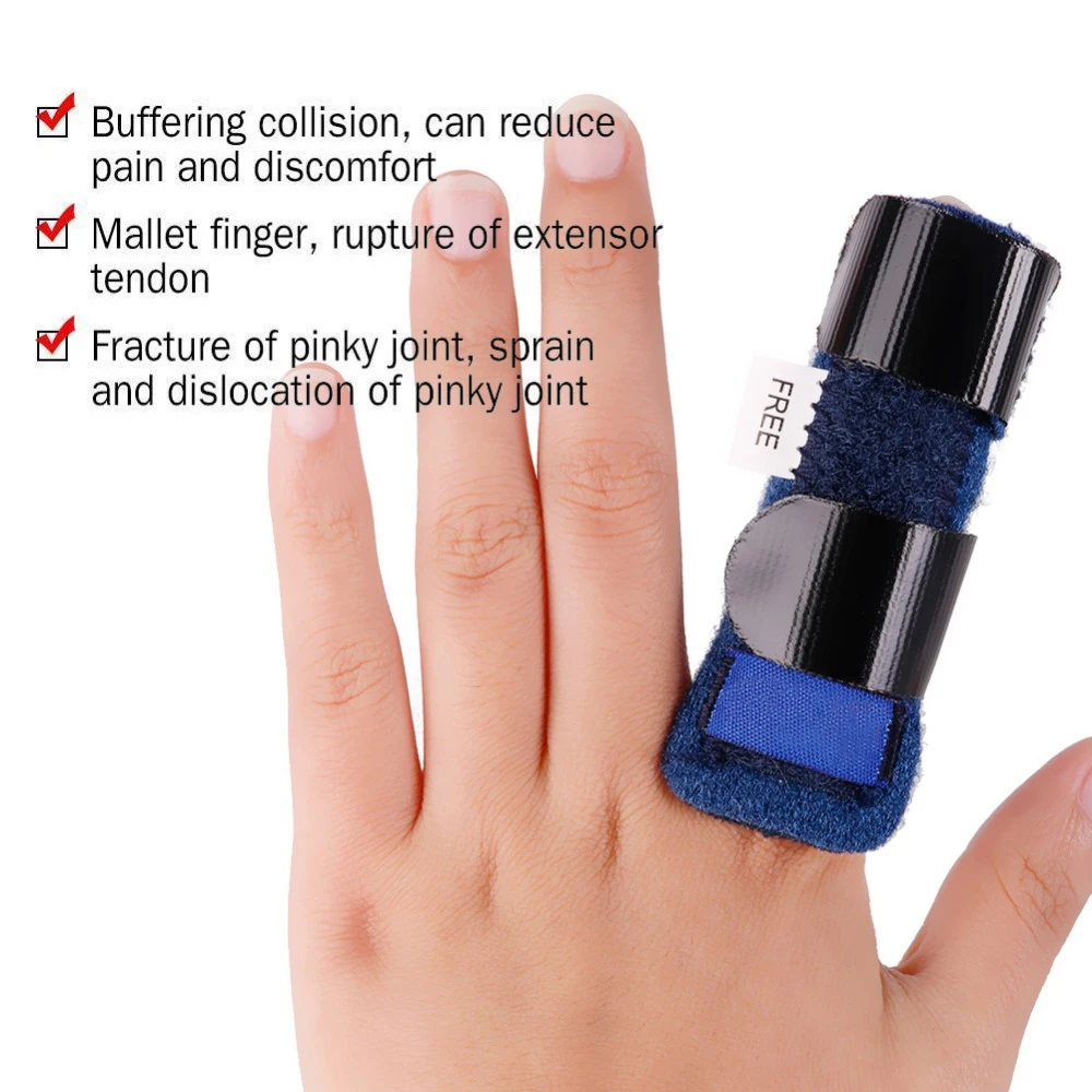 1Pcs Trigger Finger Splint Supports Brace For Thumb Pinky Breaks Fractures Bent Hands Arthritis Pain Locked Mallet Corrector