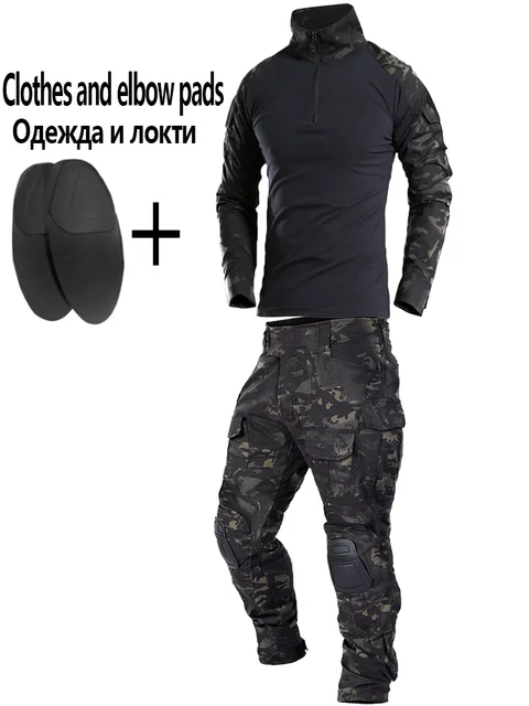 NONE Military Uniform Tactical Multicam Suit 7