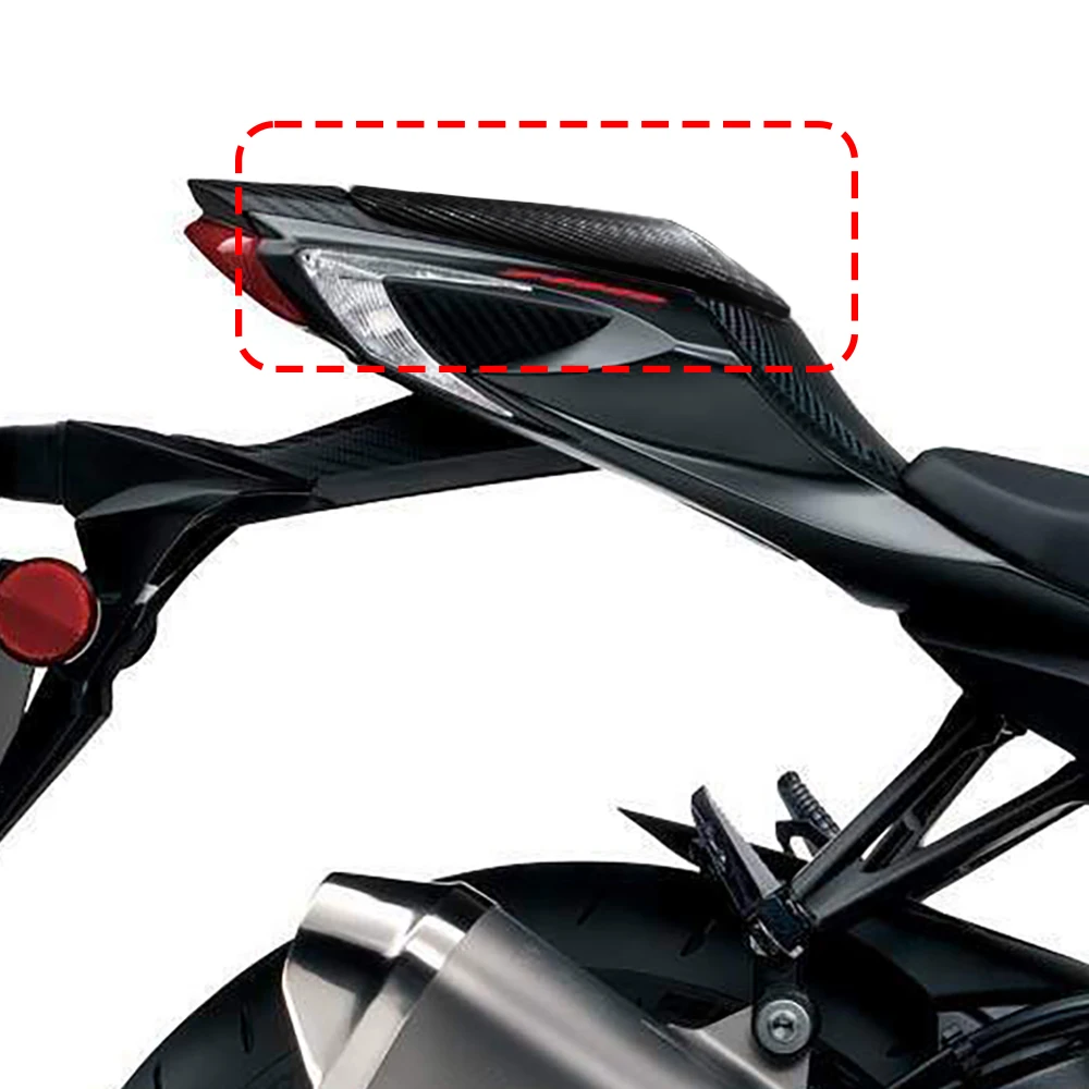 Carbon Fiber Pattern Passenger Pillion Solo Fairing Tail Cover Rear Seat Cowl for suzuki GSXR600 GSXR750 GSX-R 600 750 2011-19