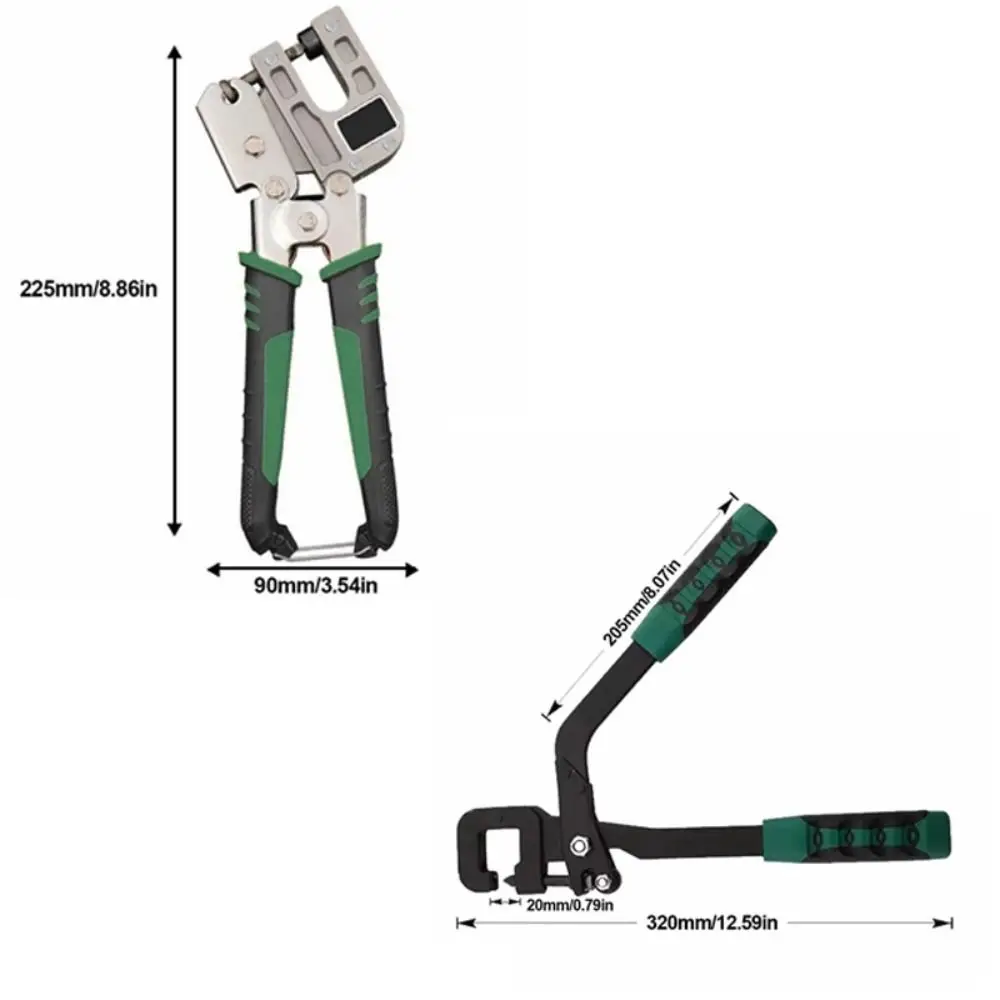 سبائك الصلب عارضة كماشة المهنية عارضة المشبك برشام خالية كماشة توفير العمالة واحدة اليد اللكم كماشة السقف