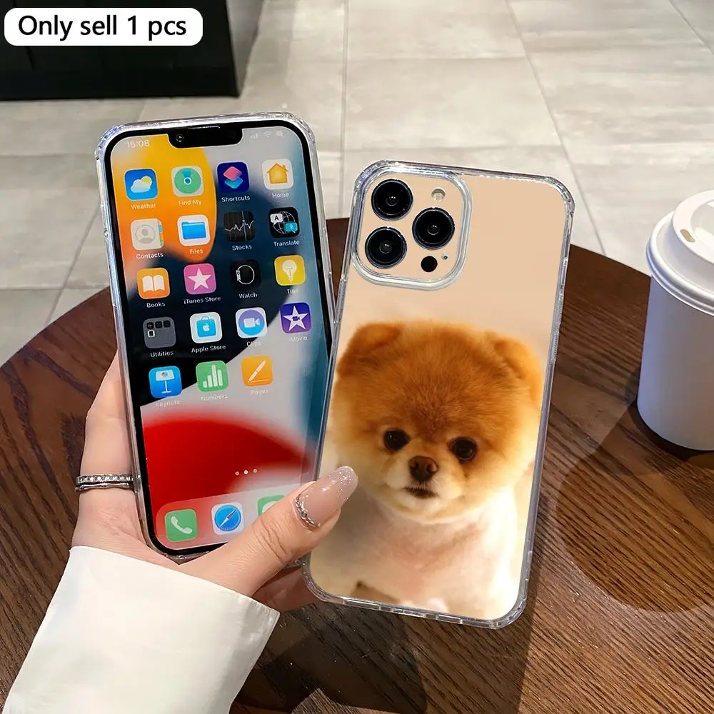 

cute puppy Phone Case Magnetic Clear Case For iPhone 17/16/15/14/13/12/11, Magsafe Transparent Shockproof Phone Cover