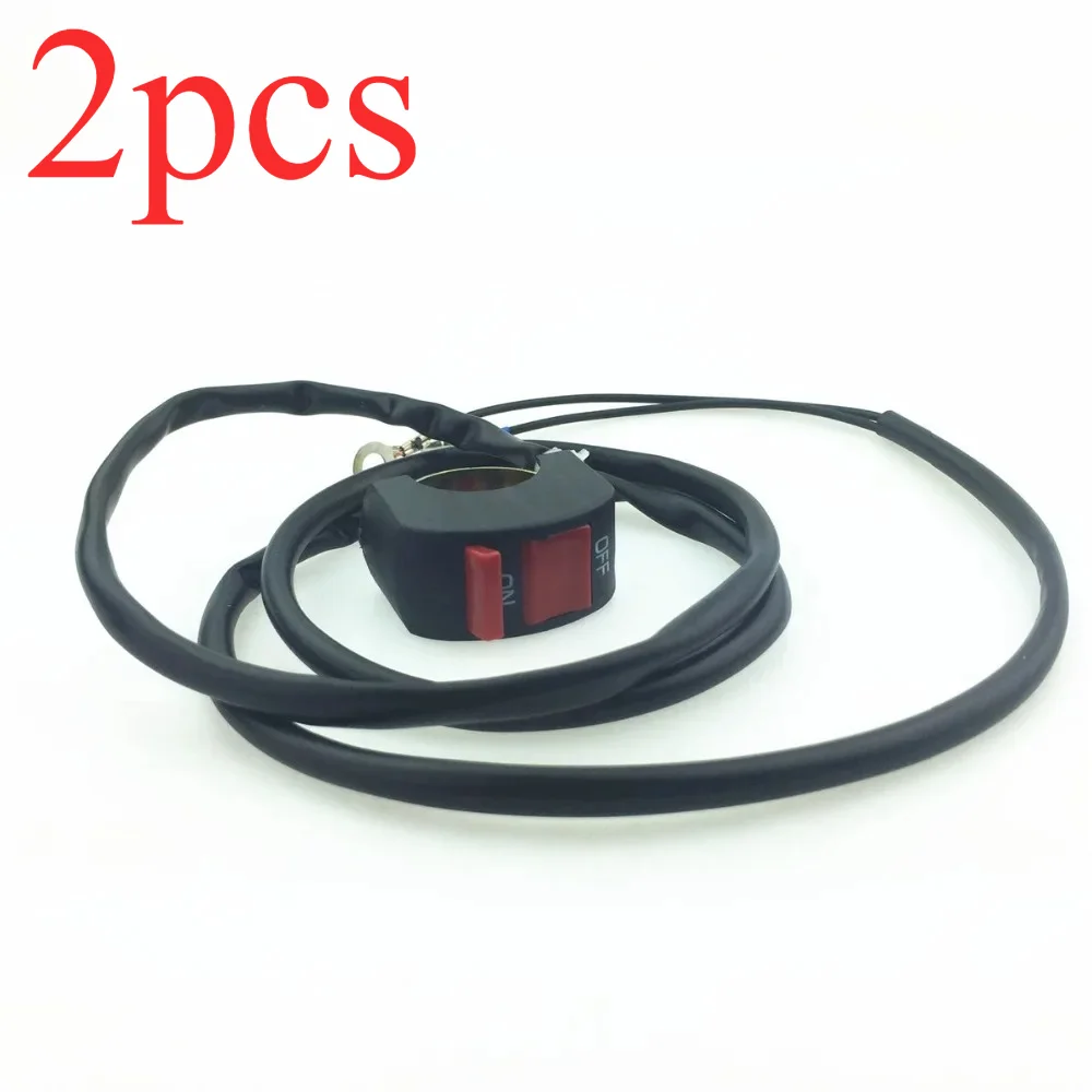 

2 шт. для микро-заглушки, однолинейный двойной переключатель пламени, стоп двигателя, аксессуары для переключателя пламени