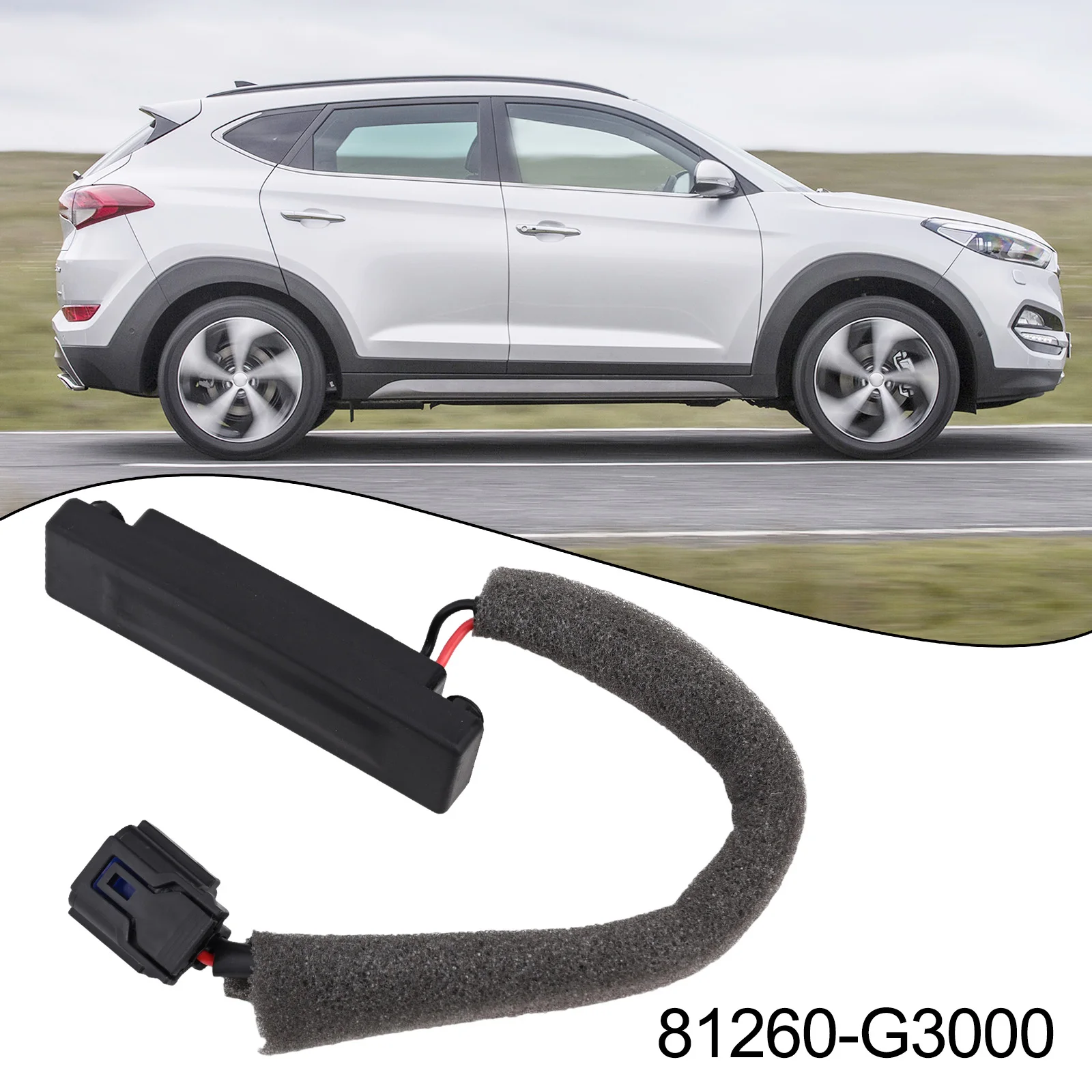 Tailgate Release /Outside Handle Switch 81260-G3000 Black #ABS Replacement Part For Hyundai #Elantra GT N Line I30 2017 2018 201
