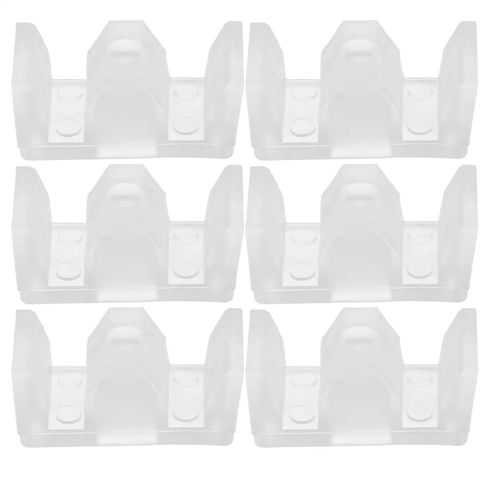 

6 Pcs Anti Collision Block Pad for Sliding Glass Shower Doors Precise Dimensions Sleek Appearance Multiscenario Use