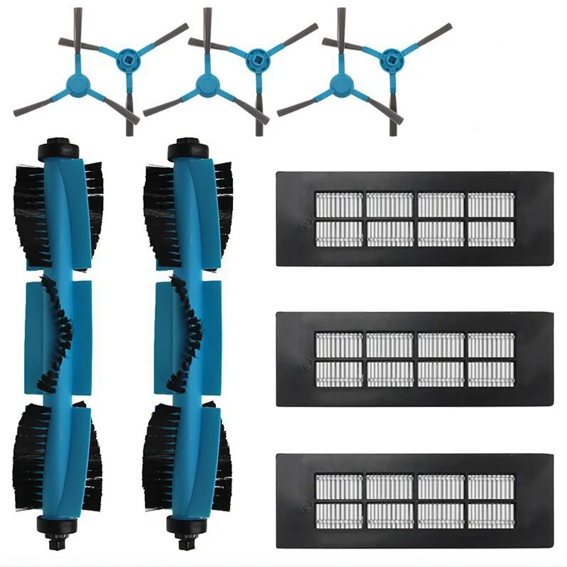 Escova de rolo hepa para conga 3090 série escova lateral esfregão pano filtro de tanque de água aspirador de pó peças acessórios
