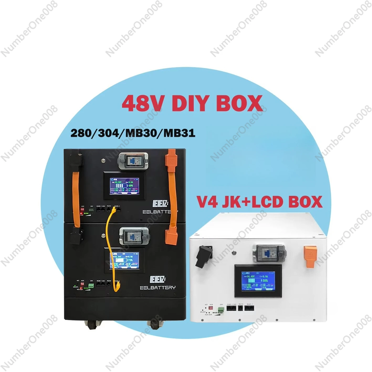 

JK New Design 15kWh Lithium Iron Phosphate Battery Box | 48V Battery Enclosure & Accessories