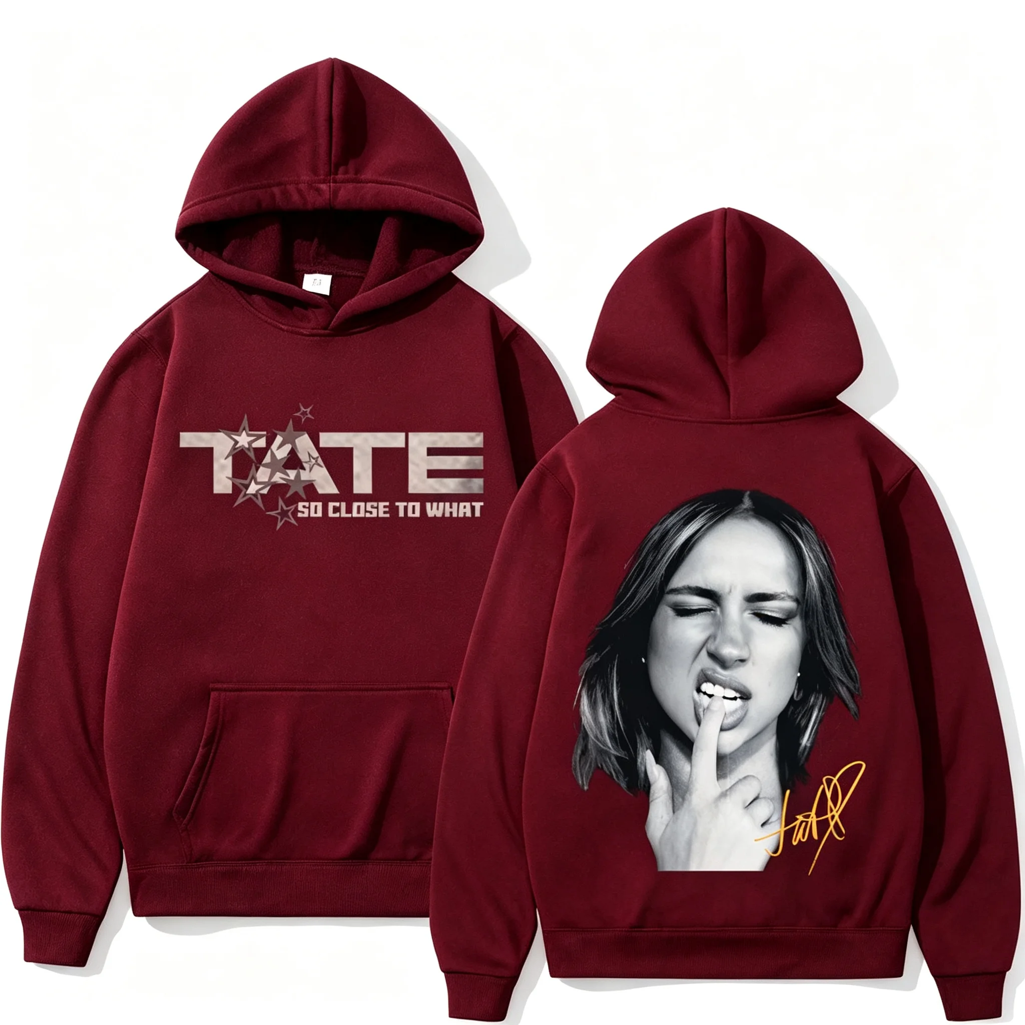 Tate Mcrae Album „So Close To What“ Miss Possessive 2025 World Tour Hoodies Winter Oversized Harajuku Sweatshirts Unisex Pullover – Detail 7