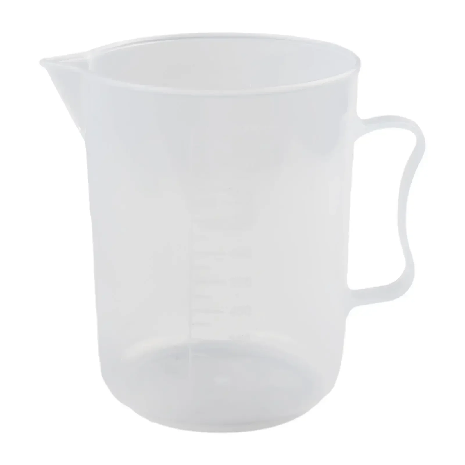 Measuring Jug Plastic Beaker Transparent Measuring Cup  Resistant Clear Scale And Fractional Value Make The Measurement