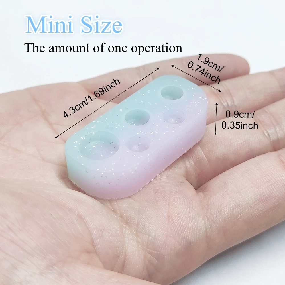 Libeauty 1 Stück Mini-Silikonpalette mit 5 oder 6 Funktionen für Wimpernlifting und -färbung, Augenbrauenlaminierung, Wimpernperm-Pads, Make-up-Werkzeuge – Detail 2