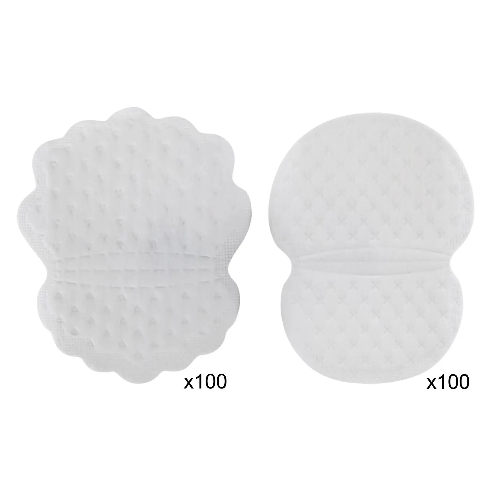 100x Disposable Underarm Sweat Pads Armpit Sweat Pads for Women and Men