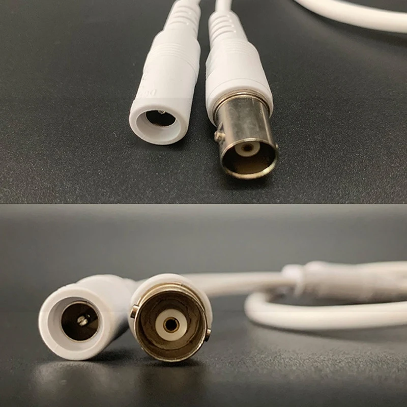 สายเคเบิลมอนิเตอร์อะนาล็อกห้าคอร์สายไฟสำหรับวิดีโอสายเคเบิลกันน้ำ5คอร์สายกล้อง BNC หลอดไฟหน้าสายหางแผงไฟ LED