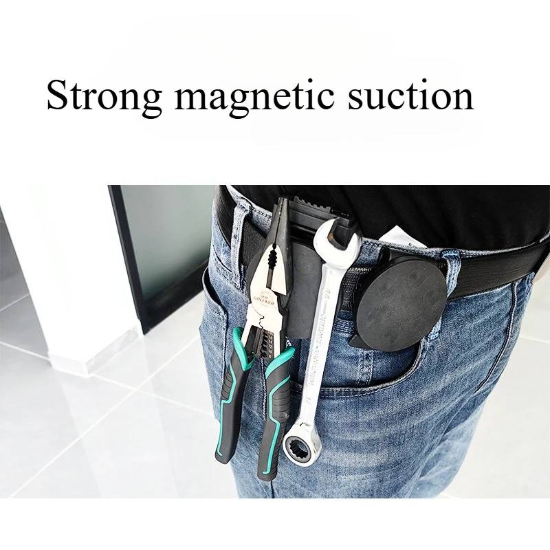 Clip de ceinture magnétique antidérapant 43/55/66mm,matériel d'aspiration à vis Portable réglable, boucle de ceinture magnétique image 2