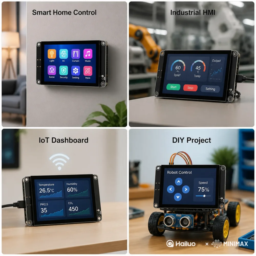 ESP32-S3 3.5-inch WiFi Bluetooth development board 320*480 intelligent display screen touch screen AI Chat Q&A Type C