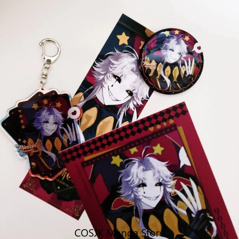 

Anime Game The Freak Circus Badge Acrylic Standee Instant Camera Transparent Card Pendant Laser Ticket Cute Accessories