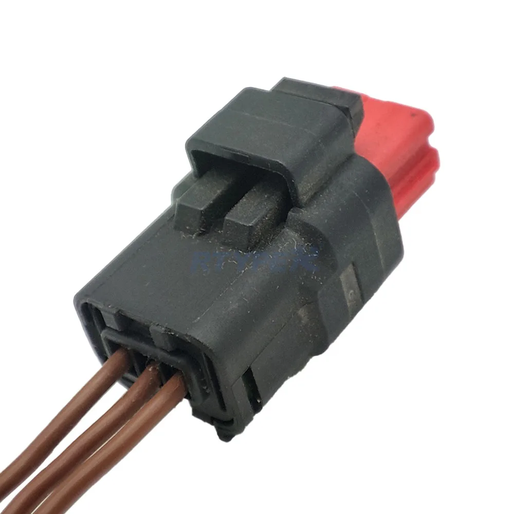 For 3 Pin FCI rail pressure sensor connector 1.6 HDI water temperature sensor plug auto waterproof connector for Peugeot Citroen