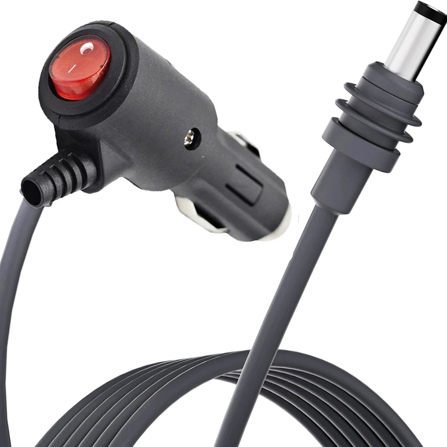 12V Power Supply DC Power Cable For Starlink Mini 3M/5M 18AWG Heavy Duty On/Off Switch Cigarette Lighter Charger Cable