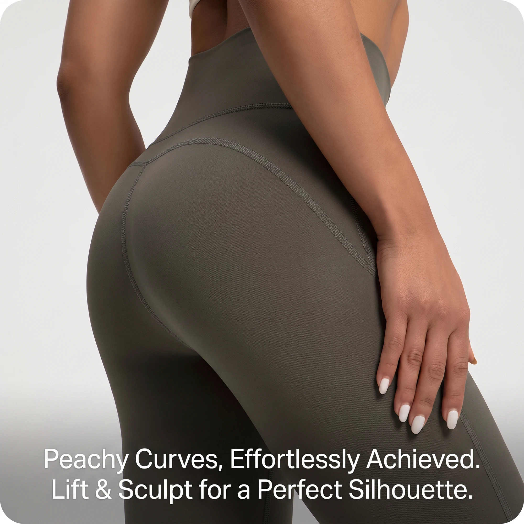 Damen High-Waist Po-Lifting Flared Yoga-Hose Sexy Sport-Tights Elastische Weite Bein Fitness Workout Yoga-Leggings – Detail 5