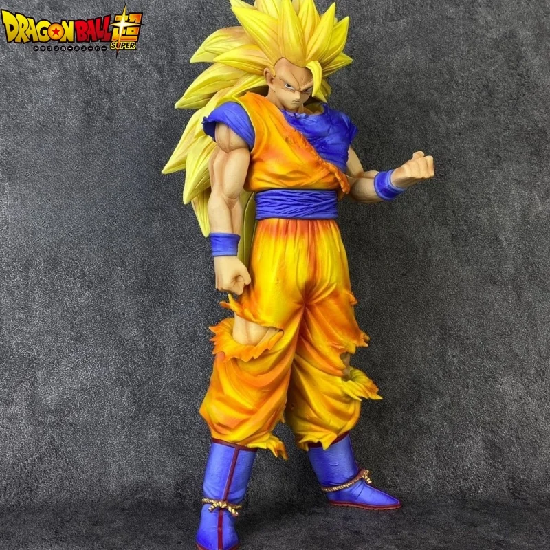 

Dragon Ball Z Goku Anime Figure Ssj3 Dbz Super Saiyan 3 Action Figure Statue Figurine 32cm Pvc Model Doll Collectible Gift Toys