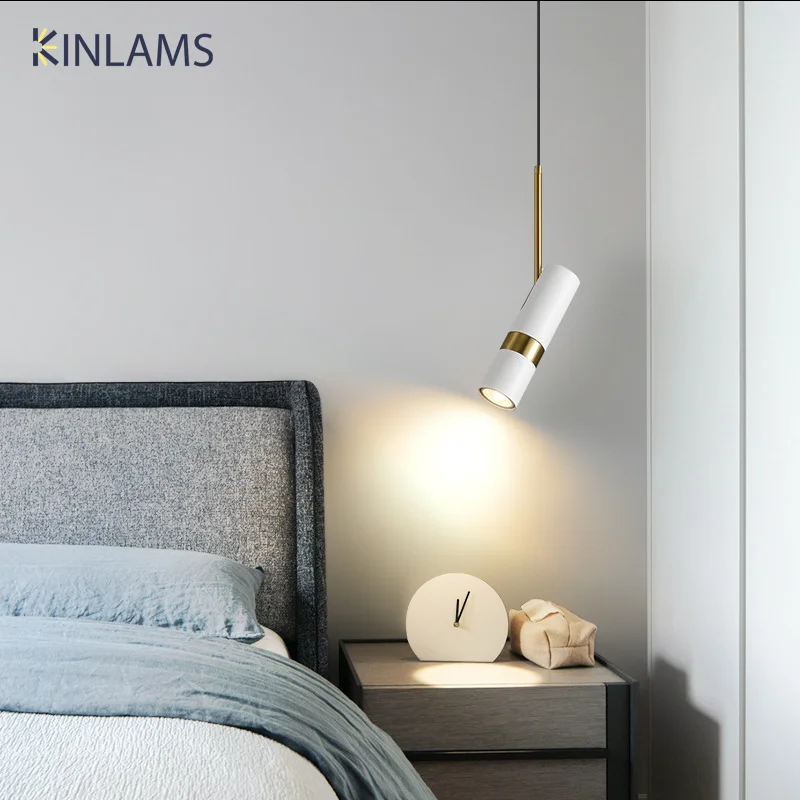 

Nordic Modern Ceiling Pendant Lamps Bedroom Bedside Simple Hanging Spotlights Restaurant Table Small Chandelier Lighting Luxury