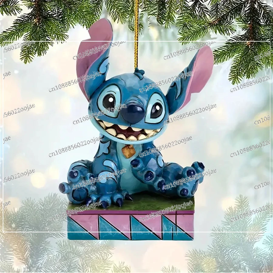 1pc, Stitch Holiday Hanging Ornament, Classic Style, Acrylic Christmas Tree Decoration, Non-Feathered UME Brand Seasonal Décor,