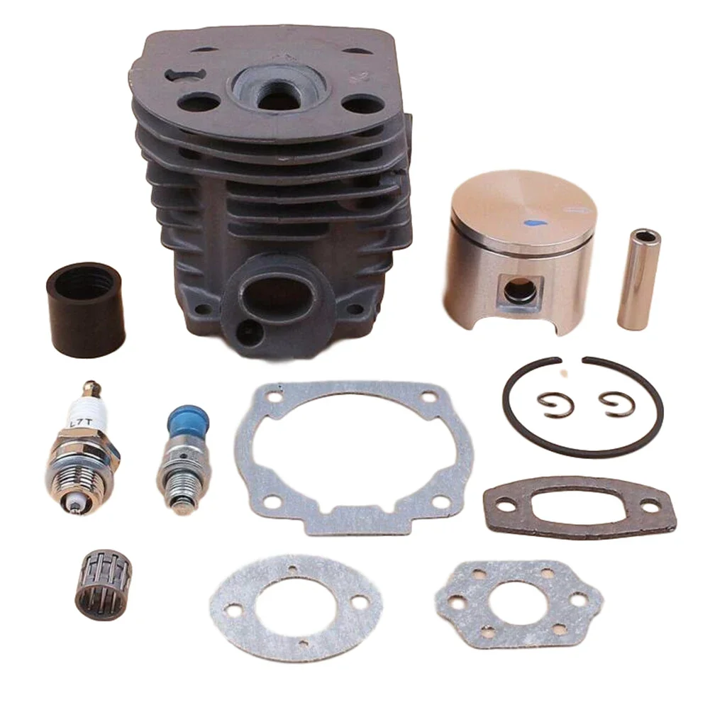 

Cylinder Head Piston Kit W/ Intake Gasket Fit For 50 51 55 55 Nikasil 46mm Chainsaw Parts Power Tools Accessories