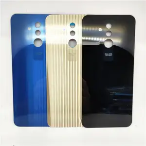 Bilashmart Huawei Mate 20 Lite Battery Back Cover Rear Door 3D Glass Panel Mate 20 Lite Battery Housing Case Replace