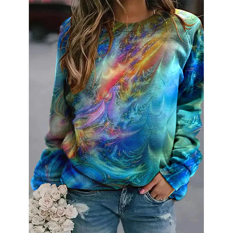 Winter 3D Cute Animal Butterflies Printing Sweatshirts Women Dragonflies Graphic Pullovers Vintage Autumn Clothing Funny Clothes