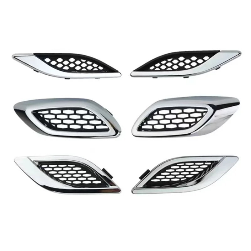 for Maserati Quattroporte Levante Ghibli Lateral Grille Fender A/C Air Outlet Vent Cover Trim Left Right Chrome