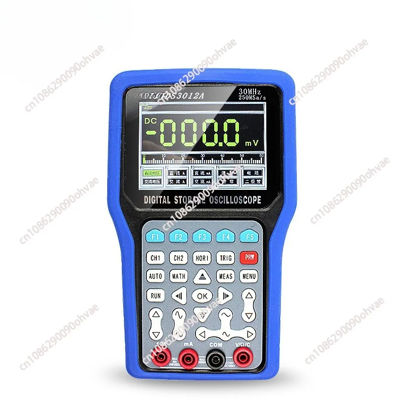 Hand-Held Oscilloscope 3012a Signal Generator/Serial Port/6000 Counts Multimeter/Recorder