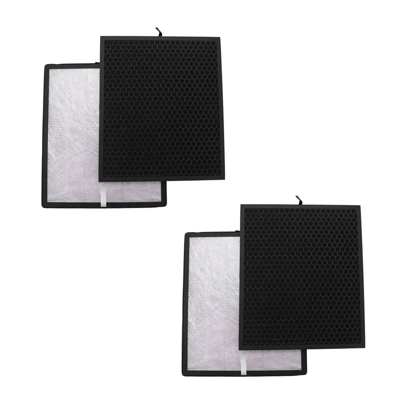 2X Compatible For Levoit Air Purifier LV-PUR131 Filter, Part LV-PUR131-RF HEPA Filter And Activated Carbon Pre-Filter