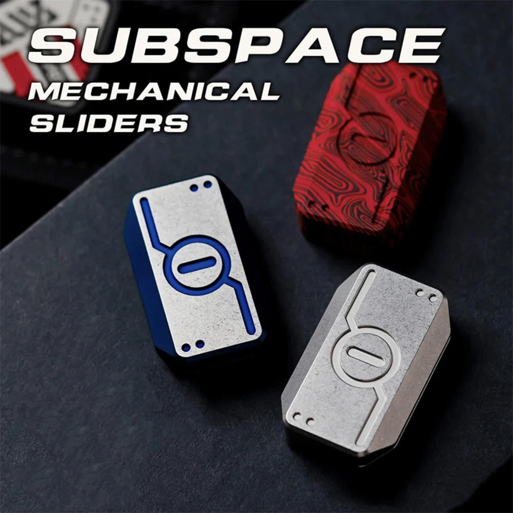 ของเล่นสลайд์เมคานิคอลแบบซับสเปซ ฟิดเจ็ตสปินเนอร์ ของเล่น EDC บรรเทาความเครียด ของเล่นสปินเนอร์สำหรับมือ บรรเทาความวิตกกังวล ของเล่นเสริมพัฒนาการทางประสาทสัมผัส