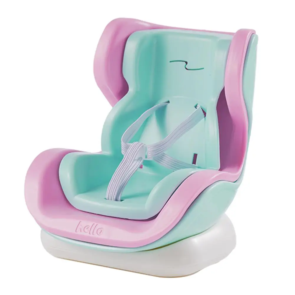 Puppenzubehör für Labubu Mini Plüsch-Autositz Sicherheitssitz mit Auto-Lüftungsornament Auto-Dekoration – Detail 3