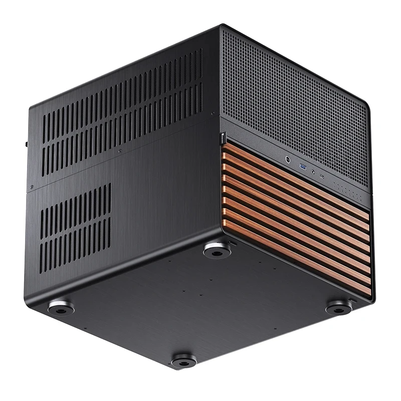 JONSBO N5 Black NAS Case 12 Hard Drive Slots ATX Motherboard Large Power Supply Aluminum Desktop Chassis With Fan view 4