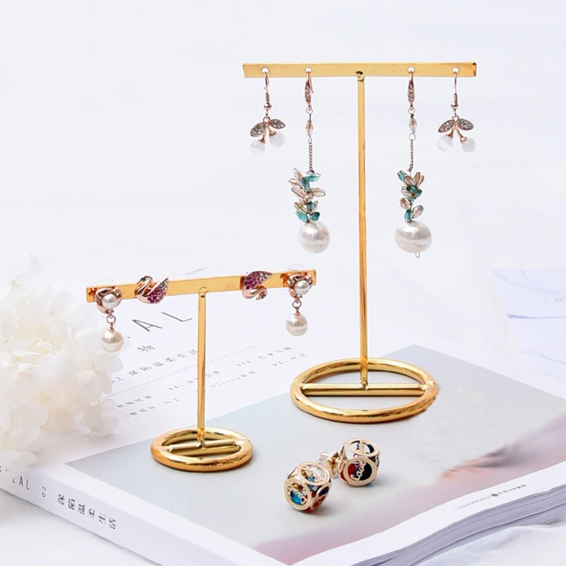 رف عرض مجوهرات معدني ، رف تخزين أقراط ، منظم مجوهرات سهل الاستخدام ، أقراط حامل ، دلايات ، حامل عرض قلادة ، ديكور #1