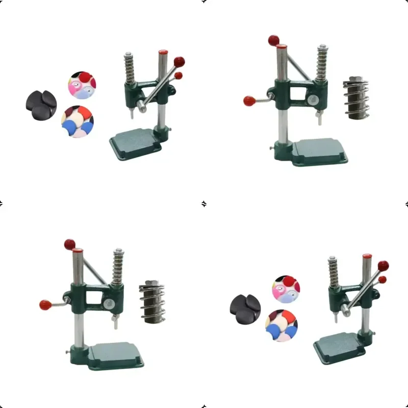 

Manual Button Covering Machine Curtain Upholstery Cashmere Fabric Button Cover Pressing Device with Molds