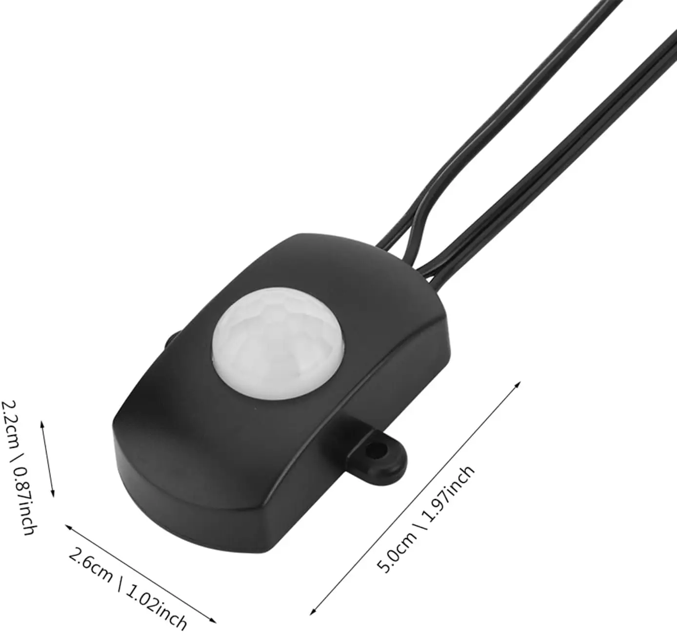 PIR saklar Sensor gerak DC 5V 24V, detektor otomatis USB LED setrip OnOff kontrol tangga lorong lemari pengontrol pencahayaan