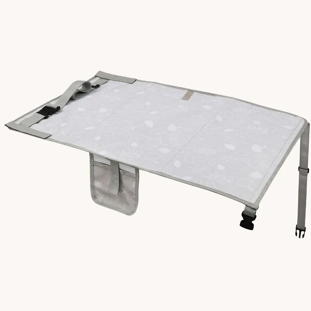 Fotografia 5: Cama de avião infantil respirável com bolso lateral Design confortável Rede para descanso de pés Design confortável e antiderrapante