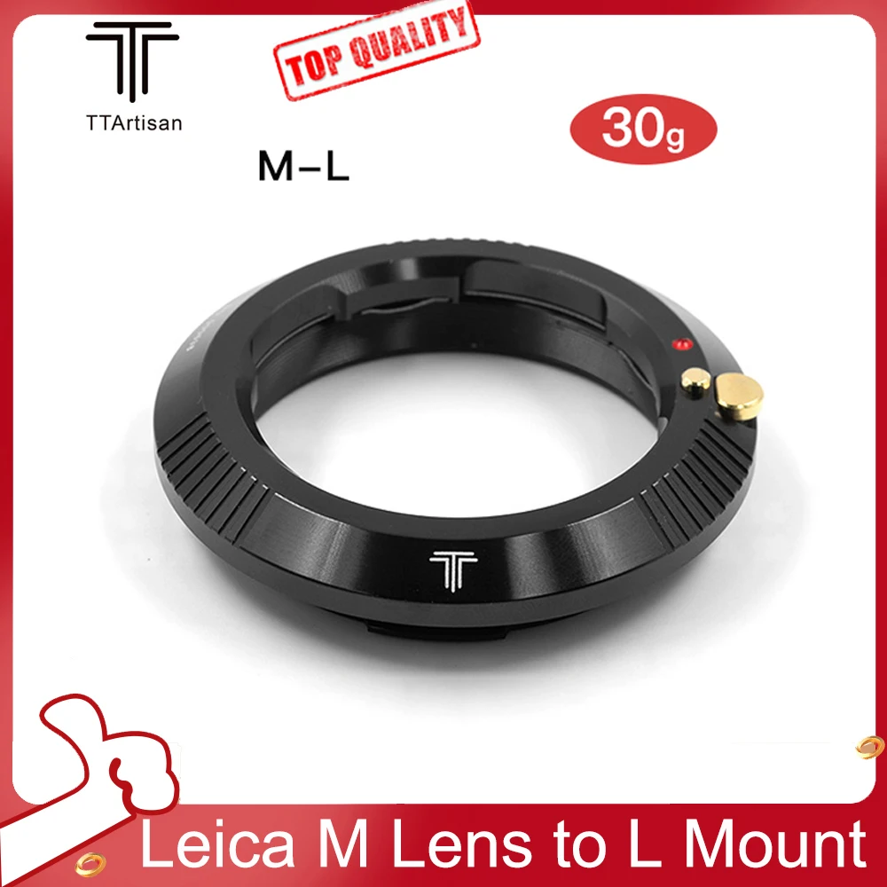

TTArtisan M-L lens Adapter Ring for Leica M Mount Lens to Sigma fp Lumix S1 S1R Leica L SL CL Mount Camera Lens Adapter