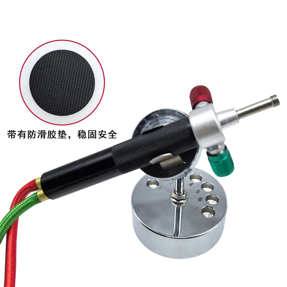 Oxygen Torch Stand Holder Adjustable Welding Burner Base Durable Magnetic Bench Mount Bracket Professional Jewelry Tools