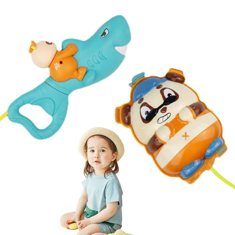 Water Sprinkler Toys For Kids Novelty Cartoon Panda Shape Water Jet Toy Water Play Toy With Wristband Funny Pool Squirt Toys