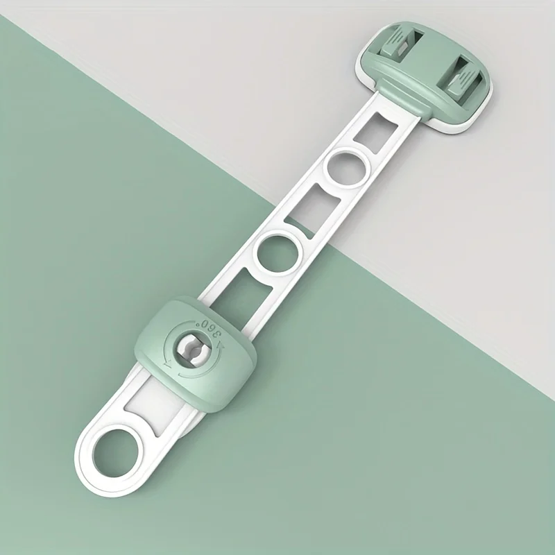 Dual Button Child Safety Lock Plastic Anti-Pinching Hand Children Safety Drawer Lock Multifunctional DIY Cabinet Drawer Locks