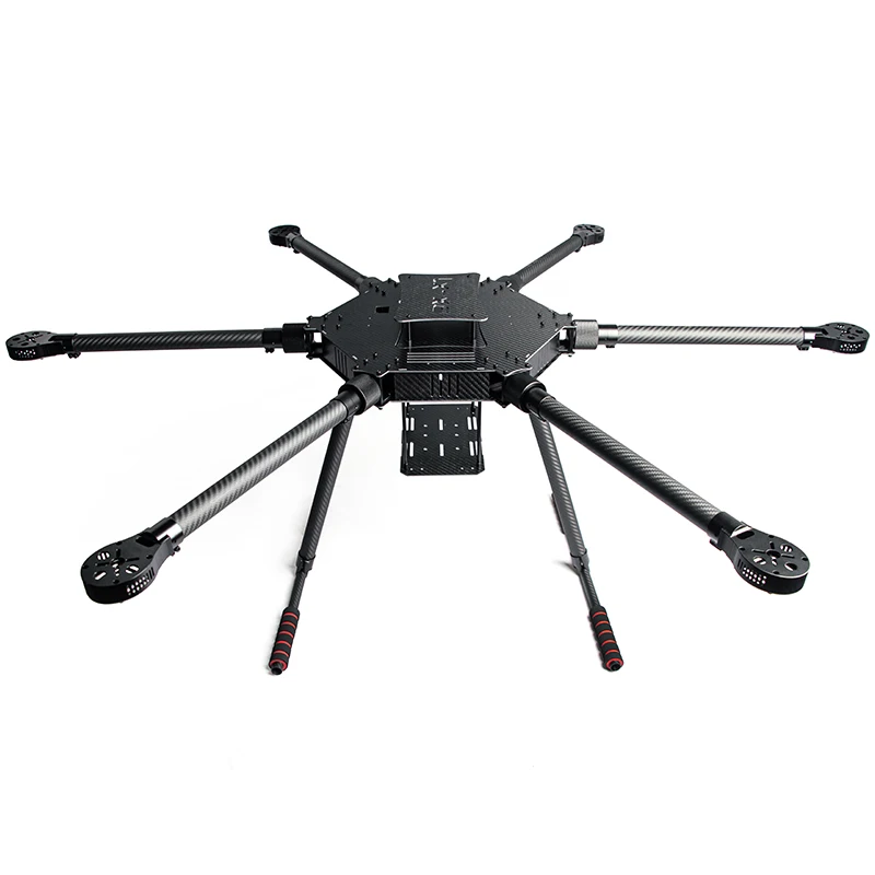 

Flyroun LXX6 TL6X003 6 aixs Full Carbon Fiber Umbrella Folding 6-axis Hexacopter Frame Kit with Carbon Fiber Landing Skid